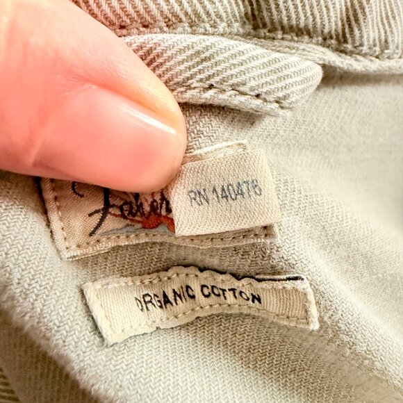 Faherty Overland Twill Utility Jumpsuit Olive Green Straight Leg Size M - Picture 5 of 17